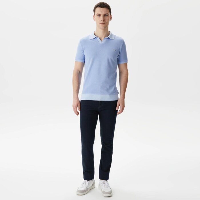 Мужское хлопковое поло Lacoste Regular Fit