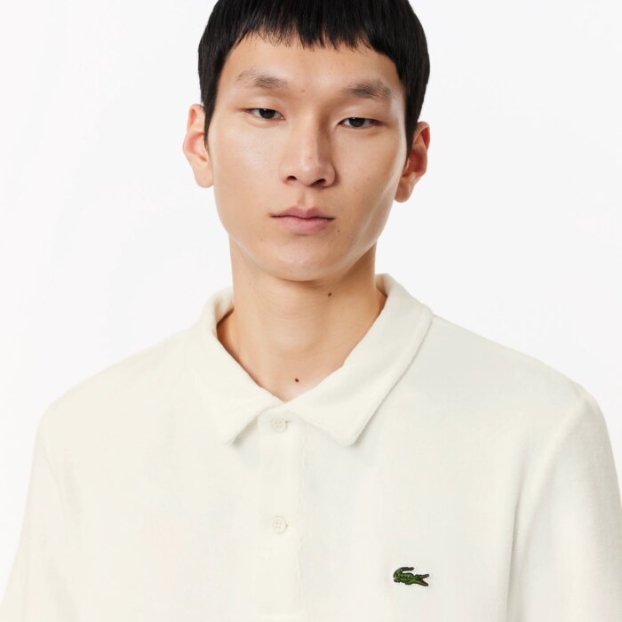 Мужское махровое поло Lacoste Regular Fit