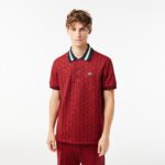 Мужское поло Lacoste Classic Fit с монограммой