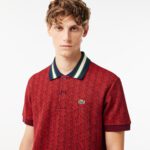 Мужское поло Lacoste Classic Fit с монограммой