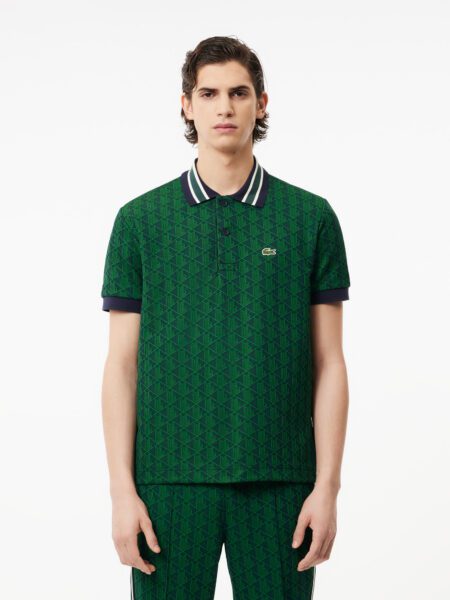 Мужское поло Lacoste Classic Fit с монограммой