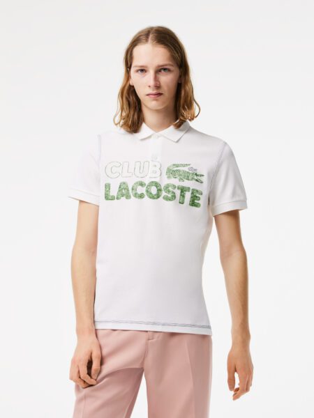 Мужское поло Lacoste из органического хлопка