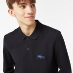 Мужское поло Lacoste L.12.12 с длинными рукавами