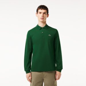 Мужское поло Lacoste L.12.21 Classic Fit с длинным рукавом