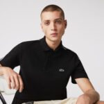 Мужское поло Lacoste Regular Fit из стрейч-хлопка