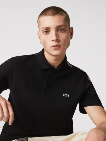 Мужское поло Lacoste Regular Fit из стрейч-хлопка