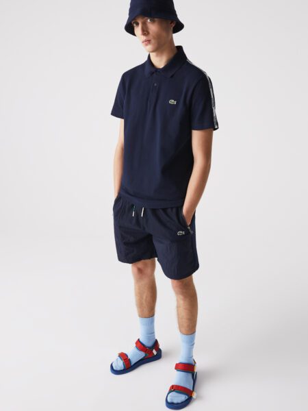 Мужское поло Lacoste Regular Fit из стрейч-хлопка