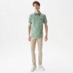 Мужское поло Lacoste Regular Fit в полоску