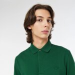 Мужское поло Lacoste с длинными рукавами