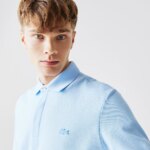 Мужское поло Lacoste с длинными рукавами