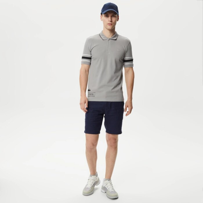 Мужское поло Lacoste Slim Fit Printed Active