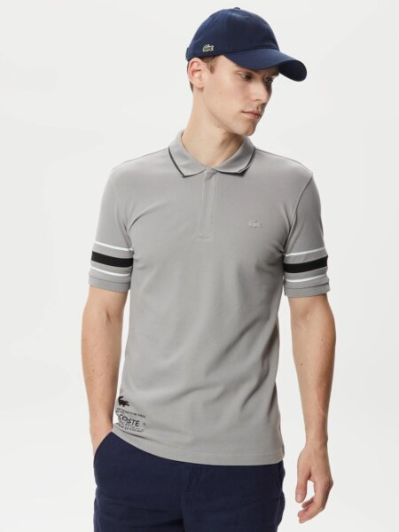 Мужское поло Lacoste Slim Fit Printed Active