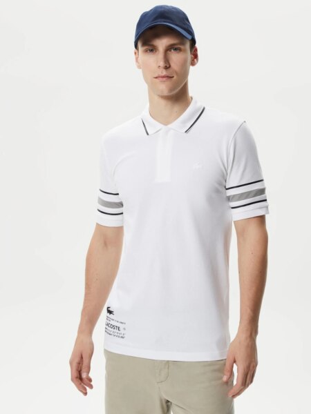 Мужское поло Lacoste Slim Fit Printed Active