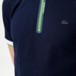 Мужское спортивное поло Lacoste на молнии