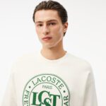 Мужской флисовый свитшот Lacoste Loose Fit