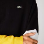 Мужской хлопковый свитер Lacoste с круглым вырезом