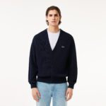 Мужской кардиган Lacoste Moss Stitch