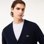 Мужской кардиган Lacoste Moss Stitch