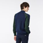 Мужской ретро свитер Lacoste Regular Fit на молнии