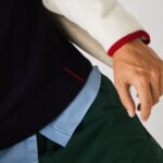 Мужской шерстяной Lacoste Made in France Two-Tone