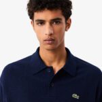 Мужской шерстяной свитер Lacoste свободного кроя