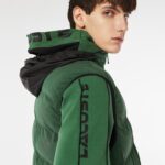 Мужской стёганный жилет Lacoste с высоким воротом