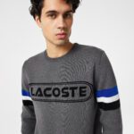 Мужской свитер Lacoste из смеси хлопка и вискозы