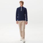 Мужской свитер Lacoste Regular Fit на молнии