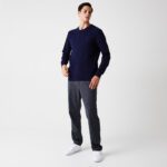 Мужской свитер Lacoste Regular Fit с круглым вырезом