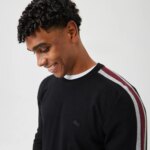 Мужской свитер Lacoste с круглым вырезом