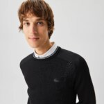 Мужской свитер Lacoste с круглым вырезом
