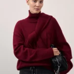 Оверсайз свитер с шерстью в составе