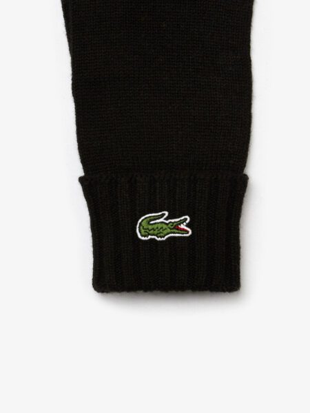 Перчатки Lacoste из шерсти с вышивкой