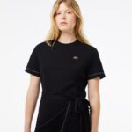 Платье Lacoste Oversized с поясом и коротким рукавом