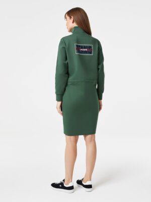 Платье Lacoste с эластичным поясом на молнии