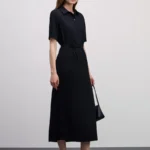 Платье-рубашка с добавлением вискозы