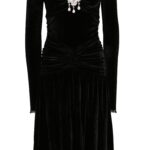 Платье с открытыми плечами PACO RABANNE