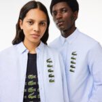 Полосатая рубашка Lacoste Croc Unisex