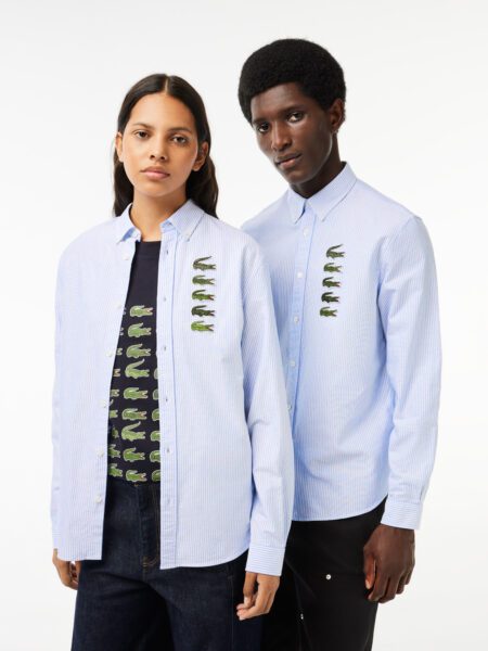 Полосатая рубашка Lacoste Croc Unisex