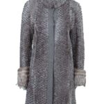 Полупальто мех SYMETRIE