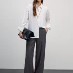 Прямые брюки из вискозы