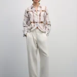 Рубашка из хлопка с принтом