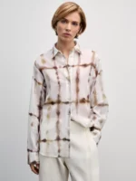 Рубашка из хлопка с принтом