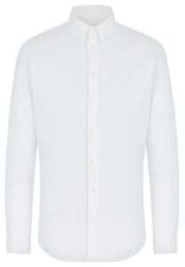 Рубашка облегающего кроя GIORGIO ARMANI