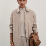 Рубашка с карманом прямого кроя