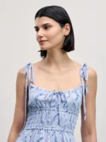 Сарафан длины макси с разрезами