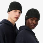 Шерстяная шапка Lacoste Unisex в рубчик