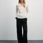 Широкие брюки с эластичным поясом