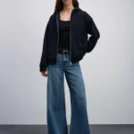 Толстовка на молнии с капюшоном