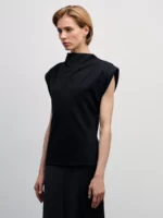 Трикотажный топ без рукавов